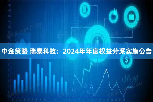 中金策略 瑞泰科技：2024年年度权益分派实施公告